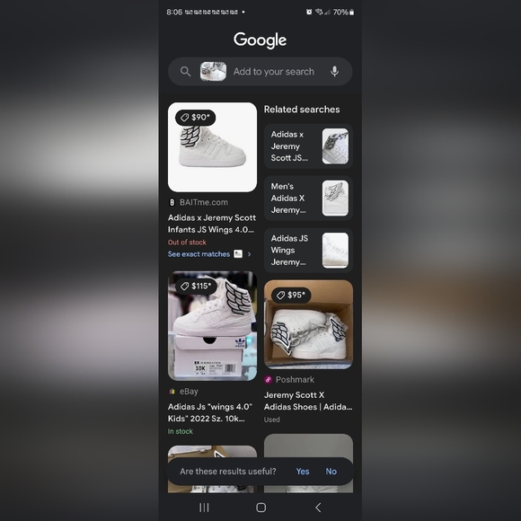 ADIDAS X JEREMY SCOTT WINGS - Picture 7 of 7